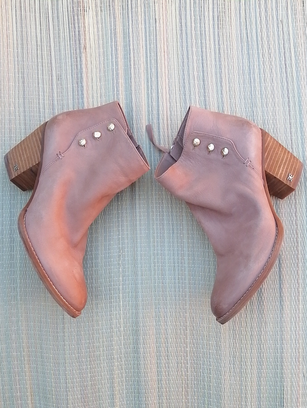 Sam Edelman Mariella Taupe Leather Ankle Boots 9M
